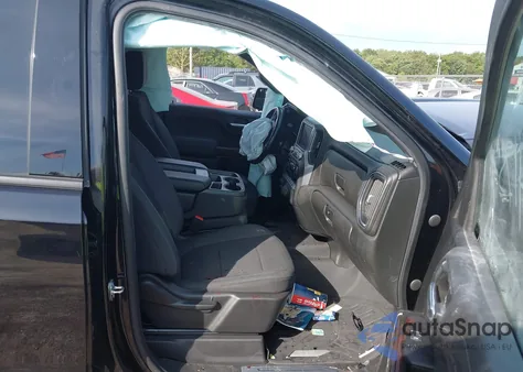 2021 GMC Sierra 1500 4Wd Standard Box Elevation from USA, damaged, VIN 1GTR9CED8MZ123119